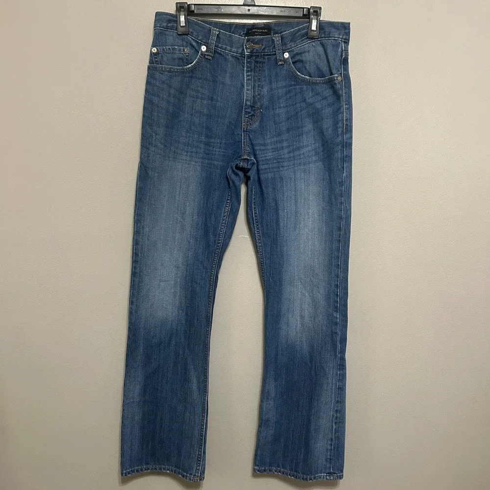 Banana Republic Boot Cut Jeans Mens 32x32 Blue Medium Wash Denim Americana Y2k